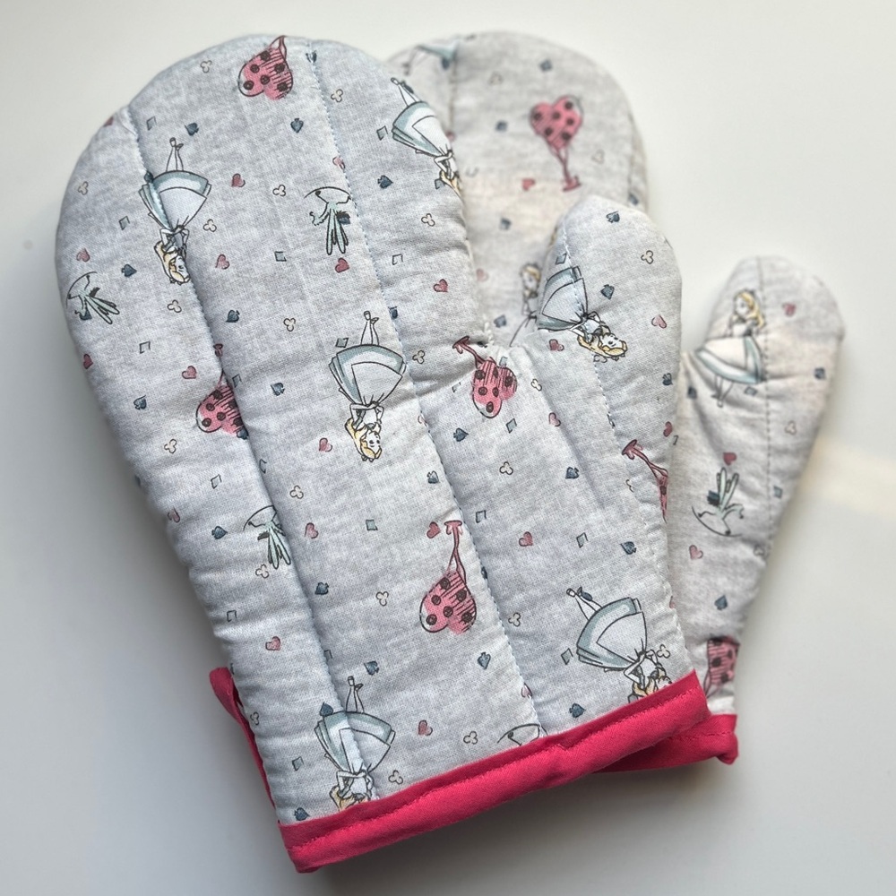 Small Handmade Oven Mitts